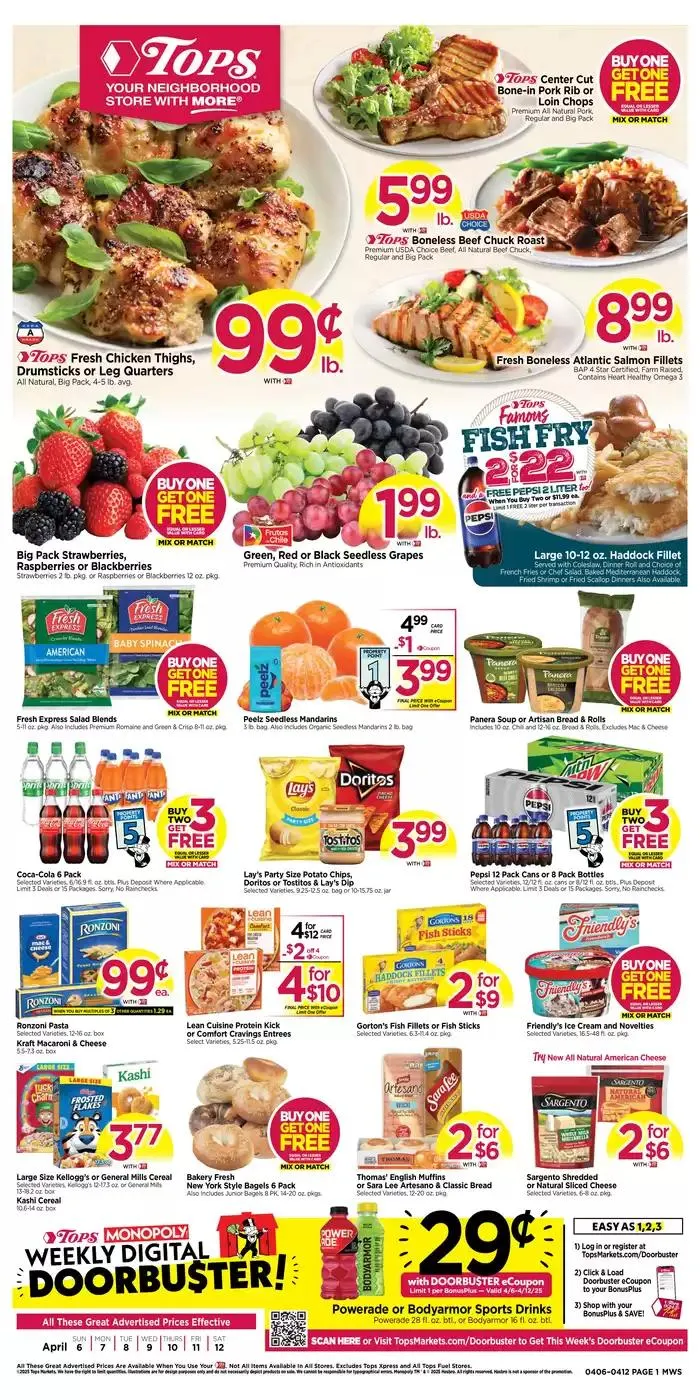 Weekly ad Top deals for all customers from April 6 to April 12 2025 - Page 1