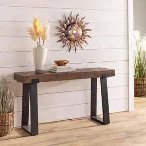 Richland Indoor/Outdoor Reclaimed Wood Console Table