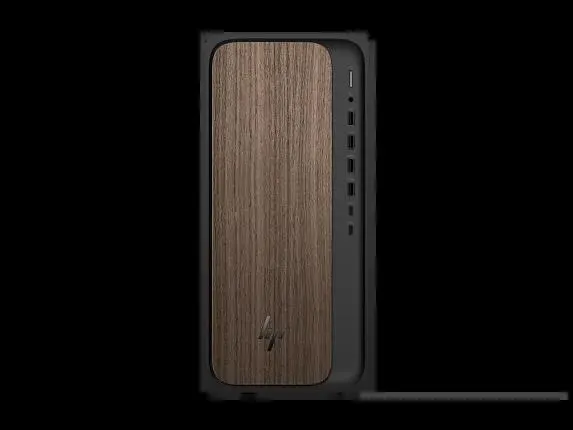 HP OmniDesk Desktop AI M03-0175t PC, Windows 11 Home, Intel® Core™ Ultra 7, 16GB RAM, 2TB SSD, NVIDIA® GeForce RTX™ 4060, Dark wood