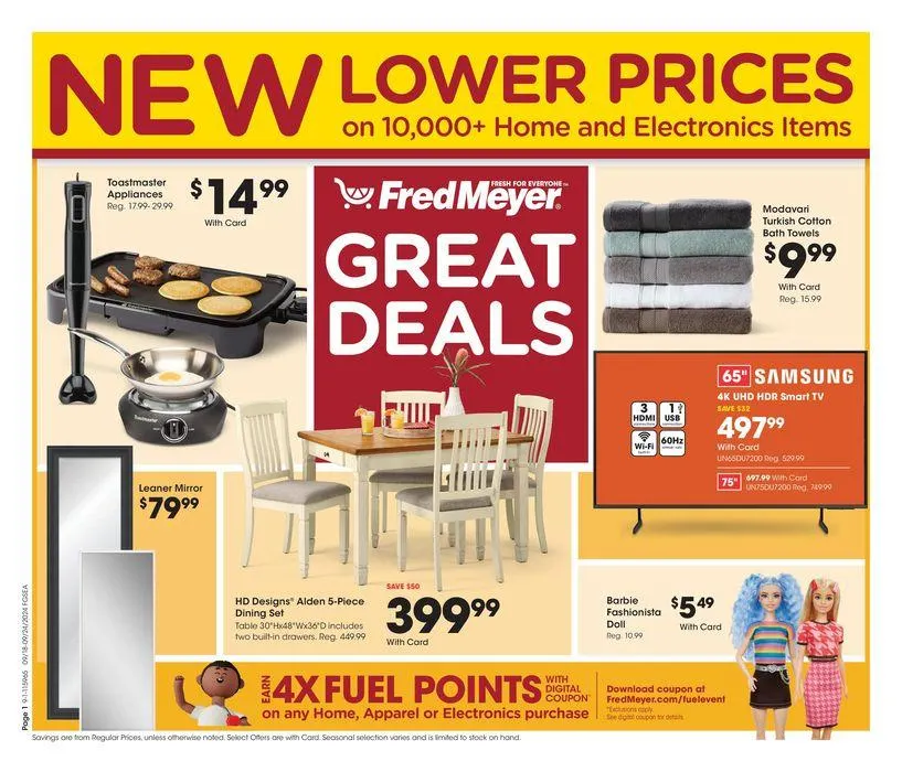 Weekly ad Top offers for all bargain hunters from September 18 to September 24 2024 - Page 1