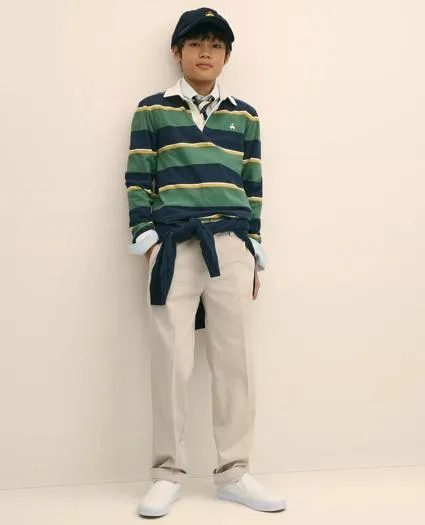 Boys Stretch Cotton Twill Advantage Chino