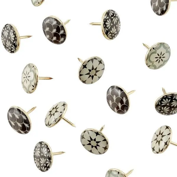 U Brands Moroccan Tile Push Pins Pkg/36