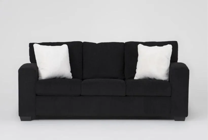 Rincon Black 83" Sofa