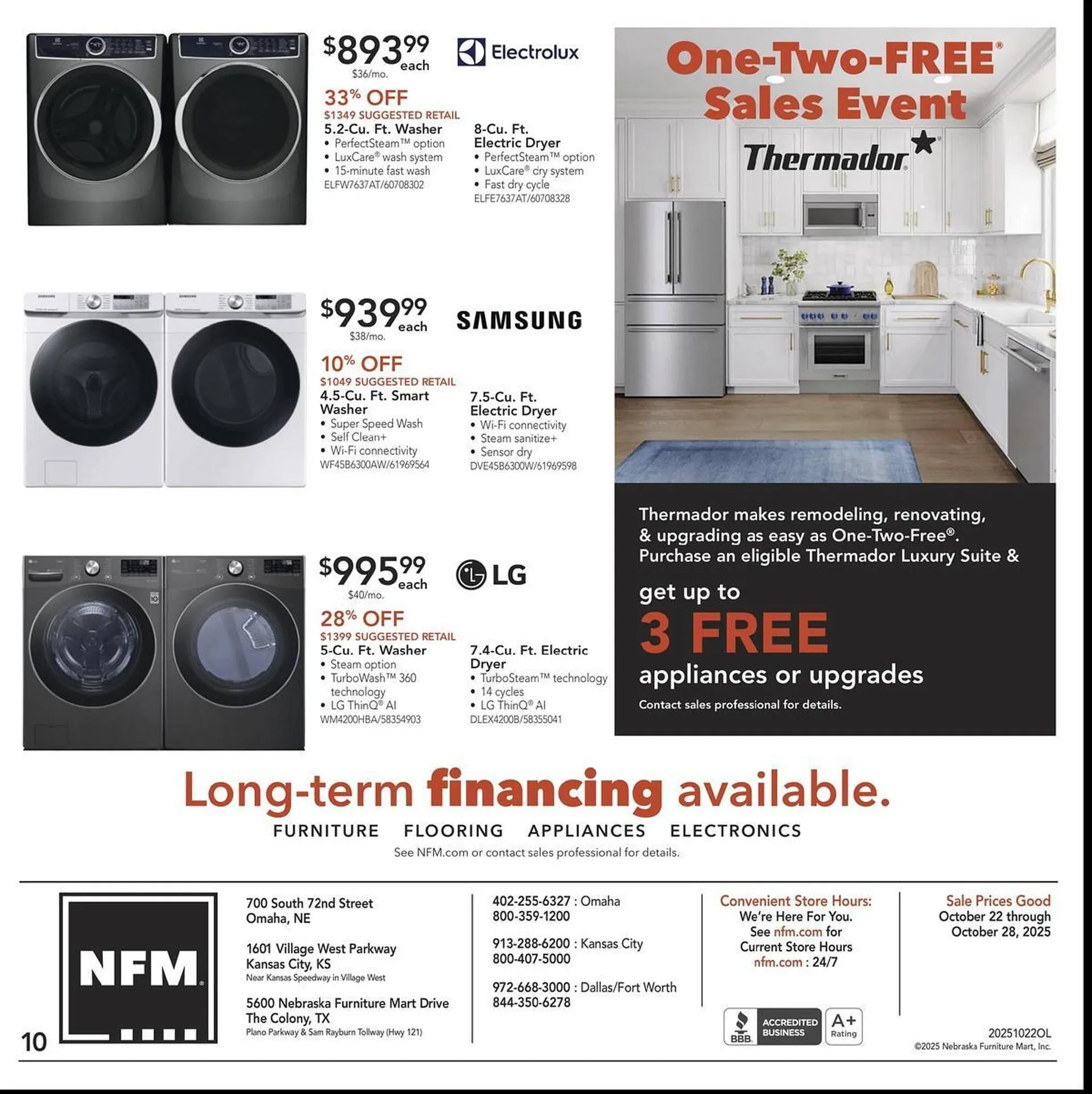 Weekly ad Nebraska Furniture Mart weekly ad from October 22 to October 28 2025 - Page 10