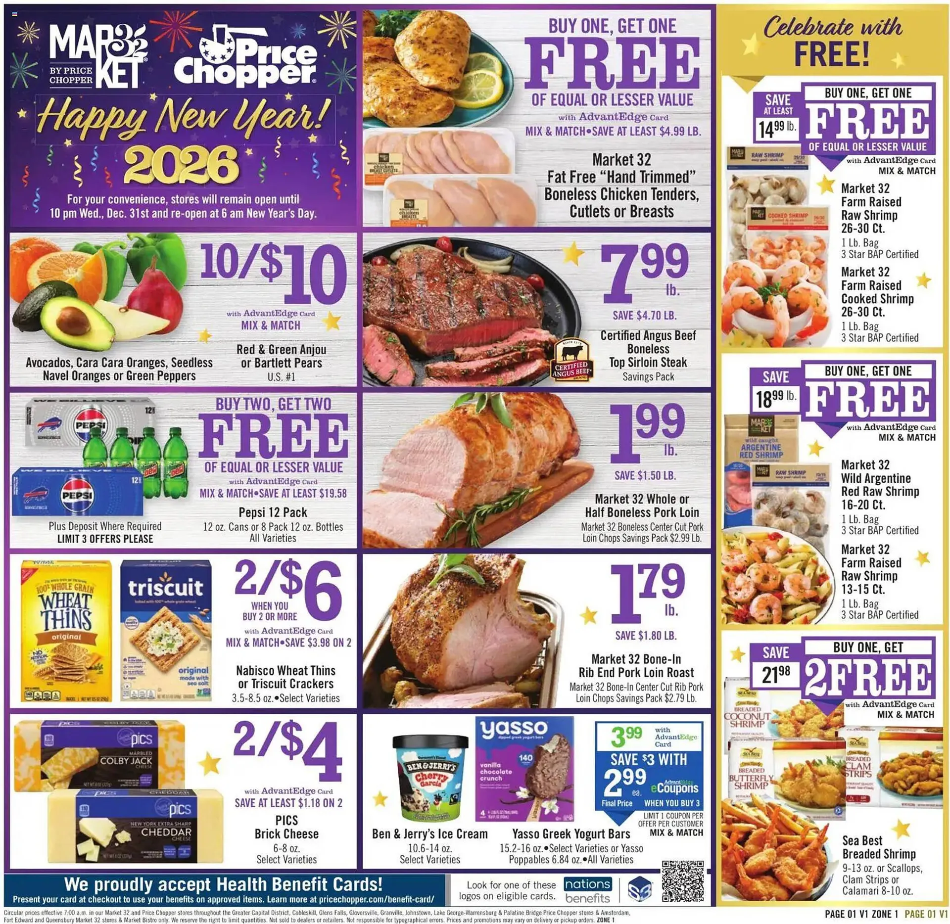Weekly ad Price Chopper weekly ad from December 28 to January 3 2026 - Page 1