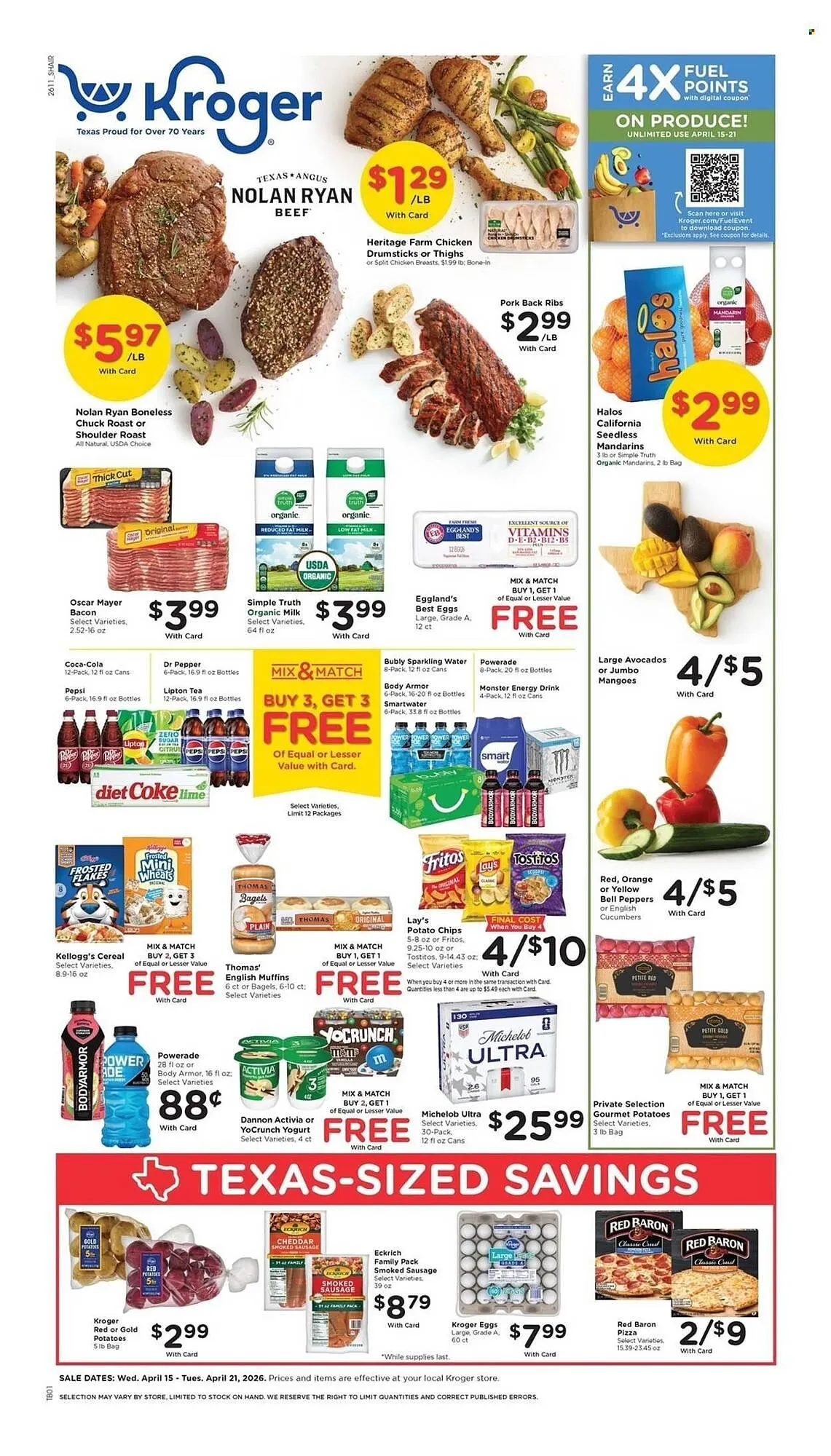 Weekly ad Kroger weekly ad from April 15 to April 21 2026 - Page 1