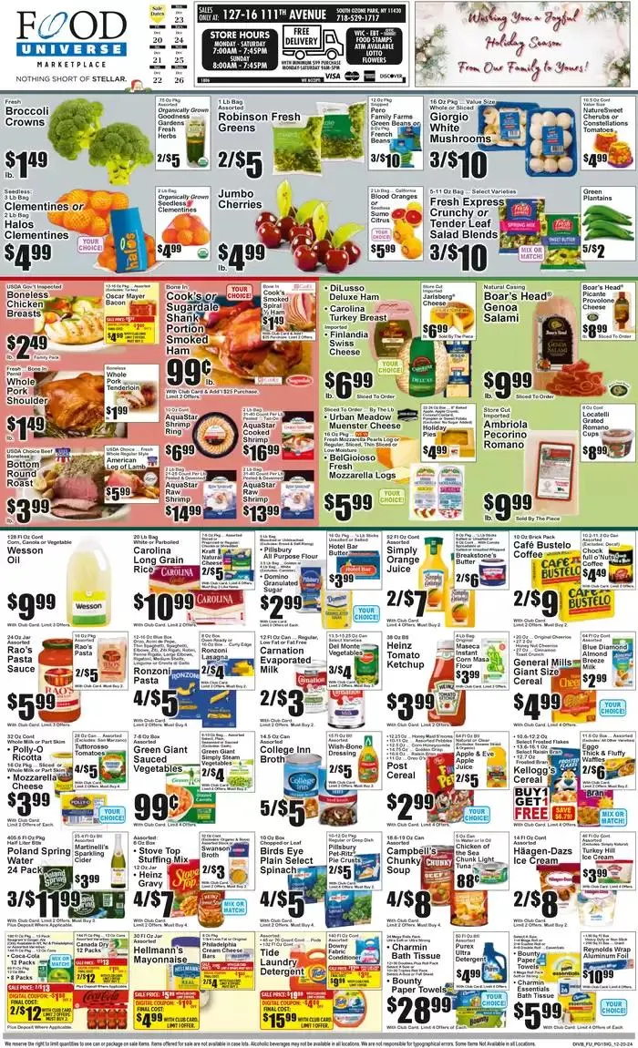 Weekly ad Current bargains and offers from December 20 to December 26 2024 - Page 1