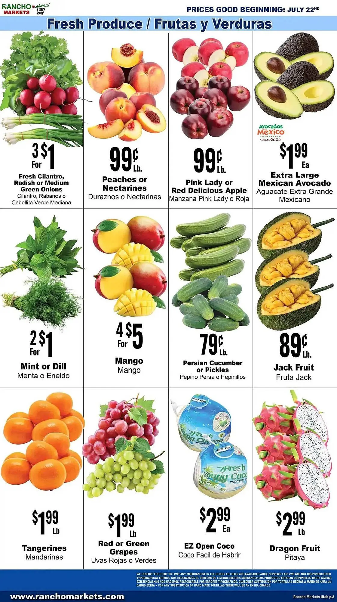 Weekly ad Rancho Markets Weekly Ad from July 22 to July 28 2025 - Page 3