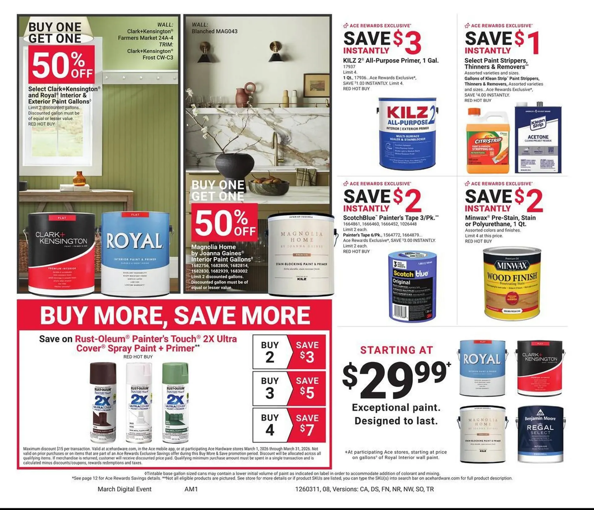 Weekly ad Ace Hardware flyer from March 11 to March 23 2026 - Page 8