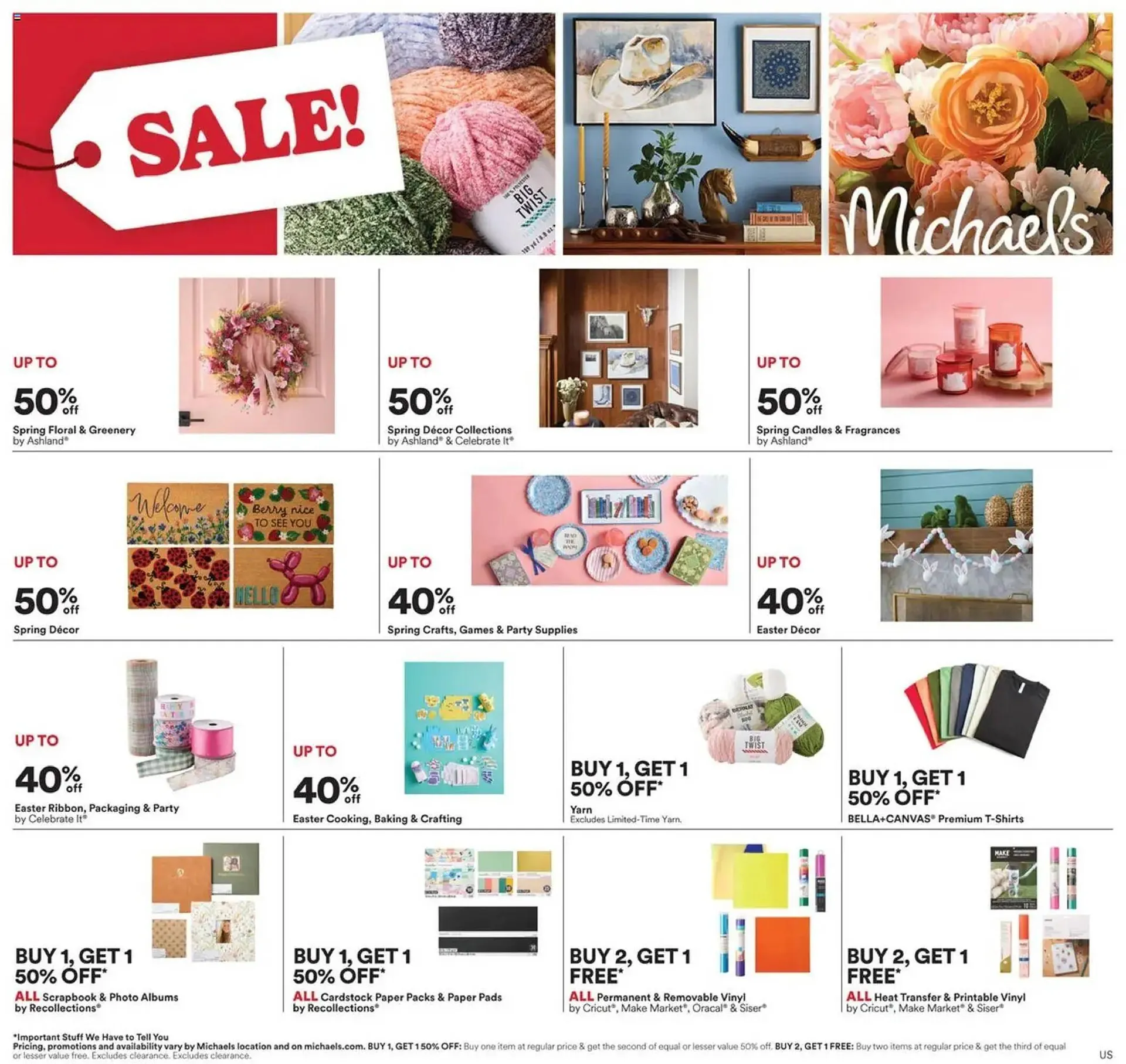 Michaels weekly ad - 1