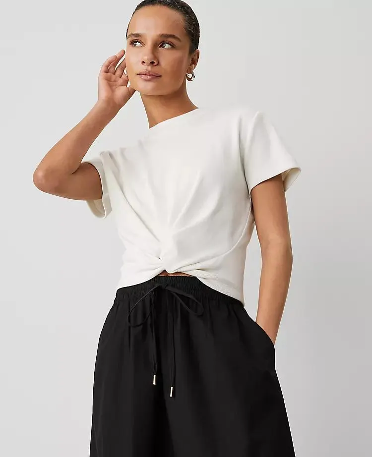 Weekend Collection Twist Front Tee