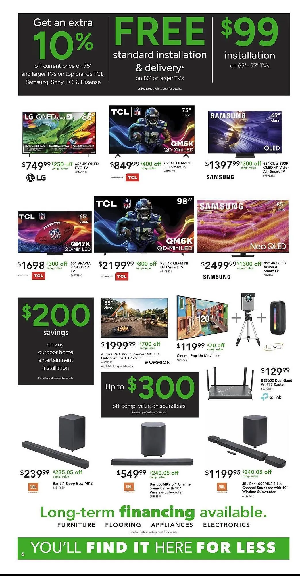 Weekly ad Nebraska Furniture Mart weekly ad from April 29 to May 5 2026 - Page 6