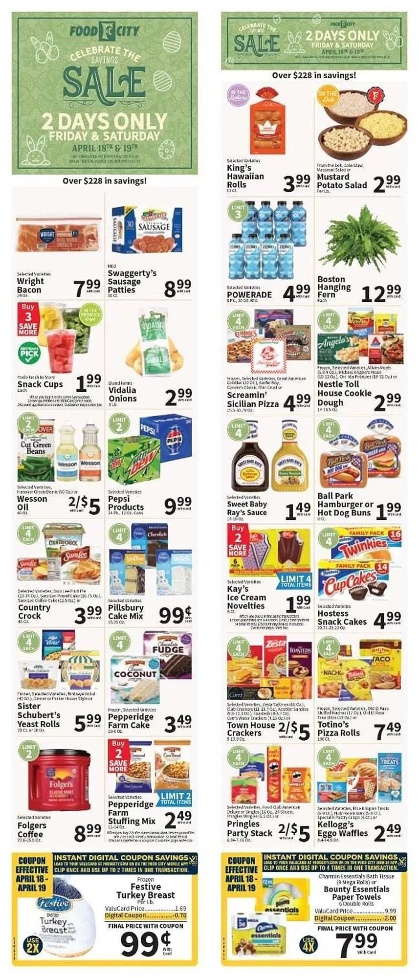 Weekly ad Food City Weekly Ad from April 18 to April 19 2025 - Page 1
