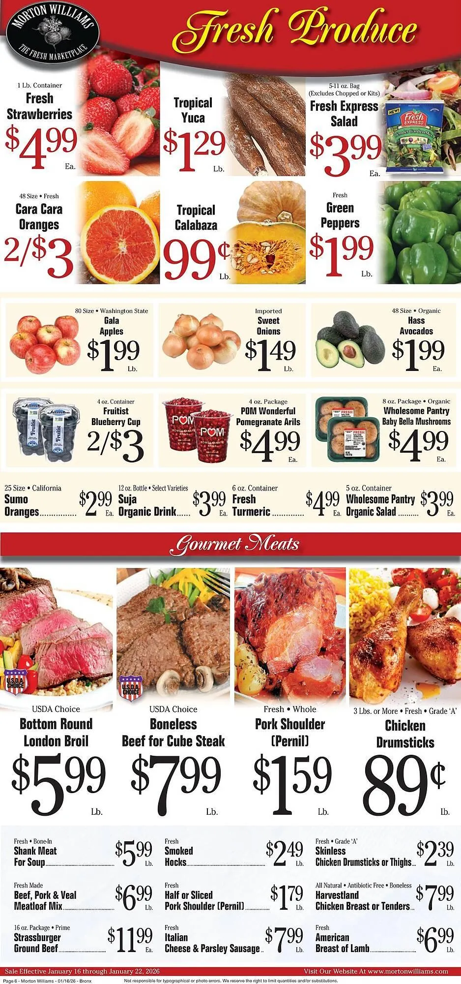 Weekly ad Morton Williams weekly ad from January 16 to January 22 2026 - Page 6