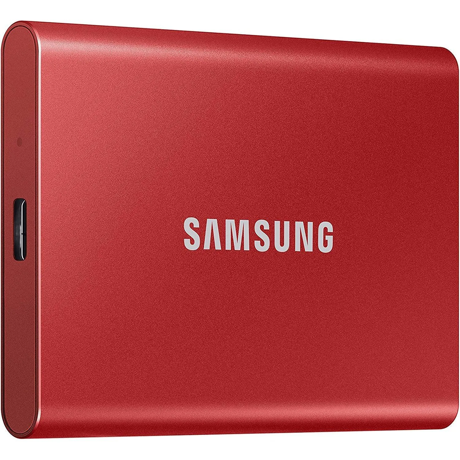 Samsung T7 1TB Portable SSD, USB 3.2 Gen2, Red (MU-PC1T0R)