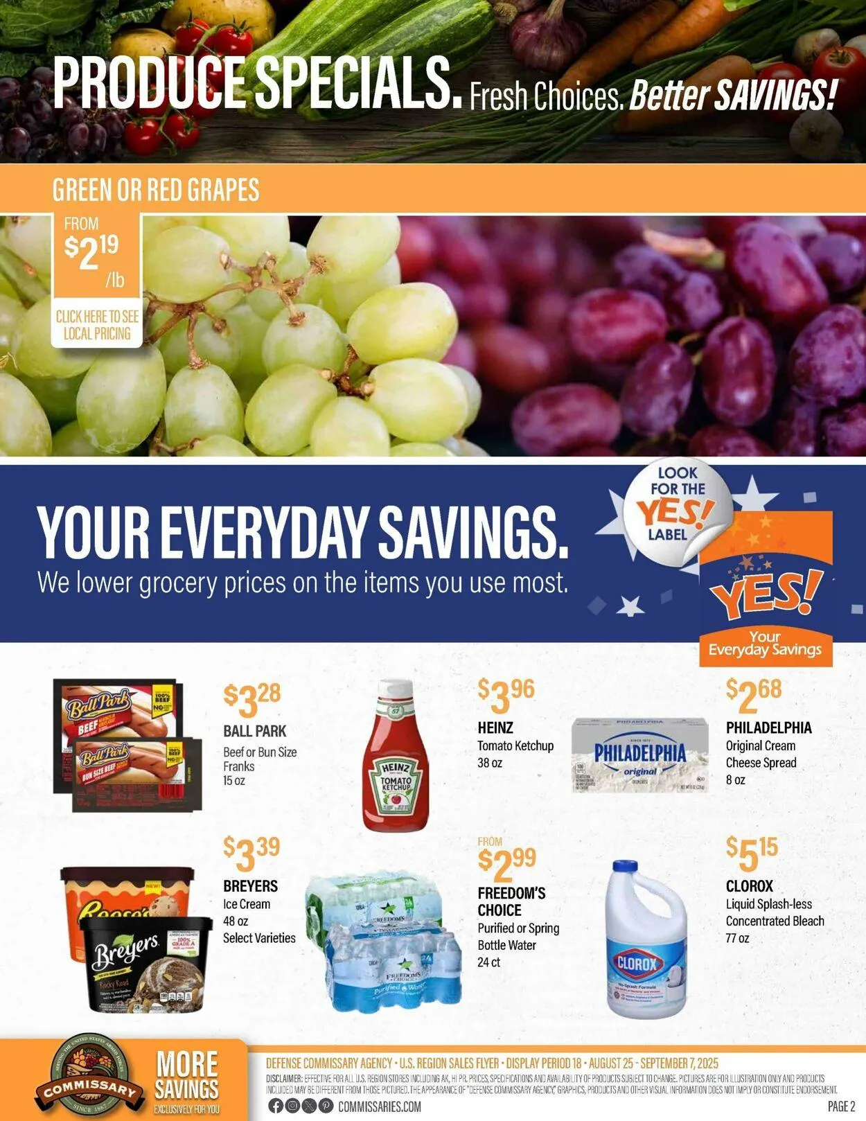 Weekly ad Commissary - Fort Irwin from August 25 to September 8 2025 - Page 2