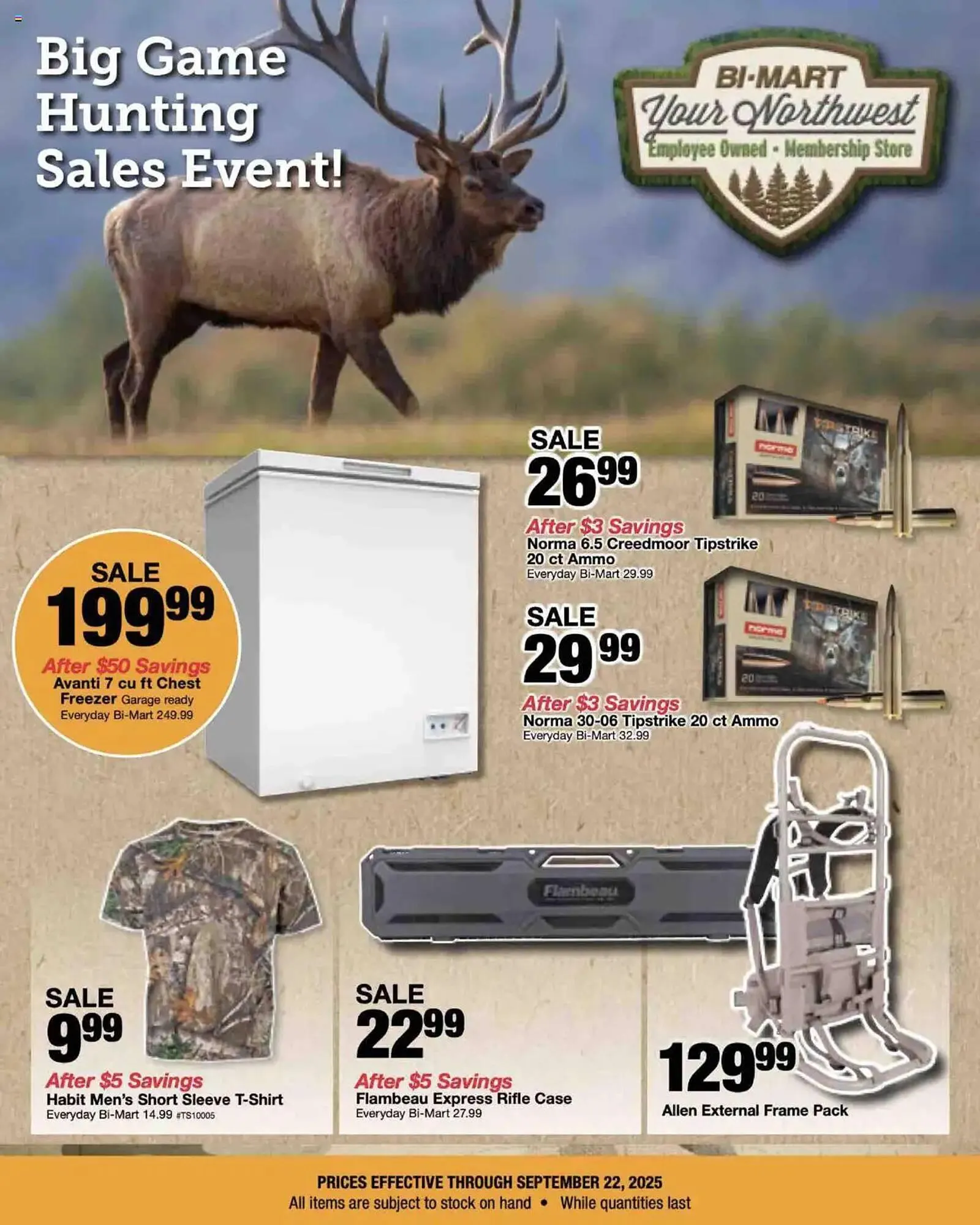 Weekly ad Bi-Mart weekly ad from September 14 to September 22 2025 - Page 1