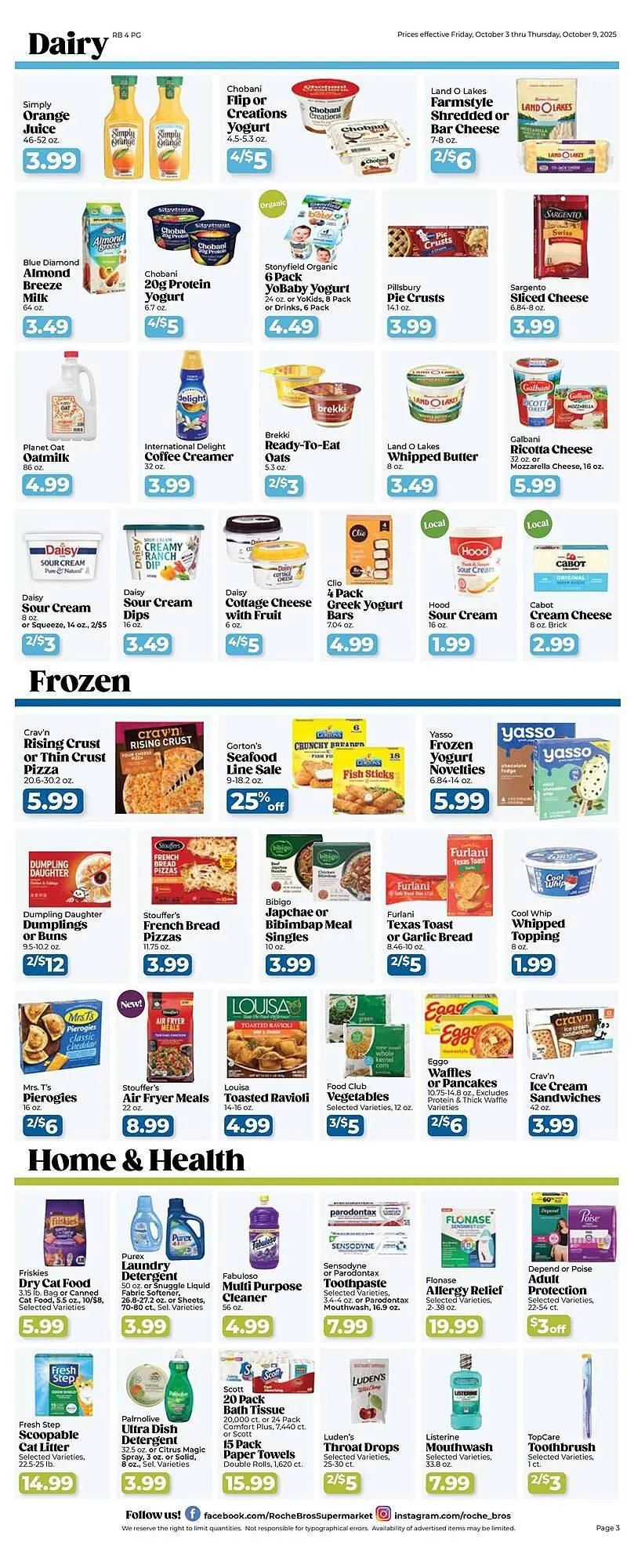 Weekly ad Roche Bros weekly ad from October 7 to October 9 2025 - Page 3