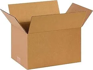 Partners Brand 14x10x8 Corrugated Cardboard Boxes, 14"L x 10"W x 8"H, Pack of 25 | Shipping, Packaging, Moving, Storage Box for Business, Strong Wholesale Bulk Boxes 14x10x8 14108
