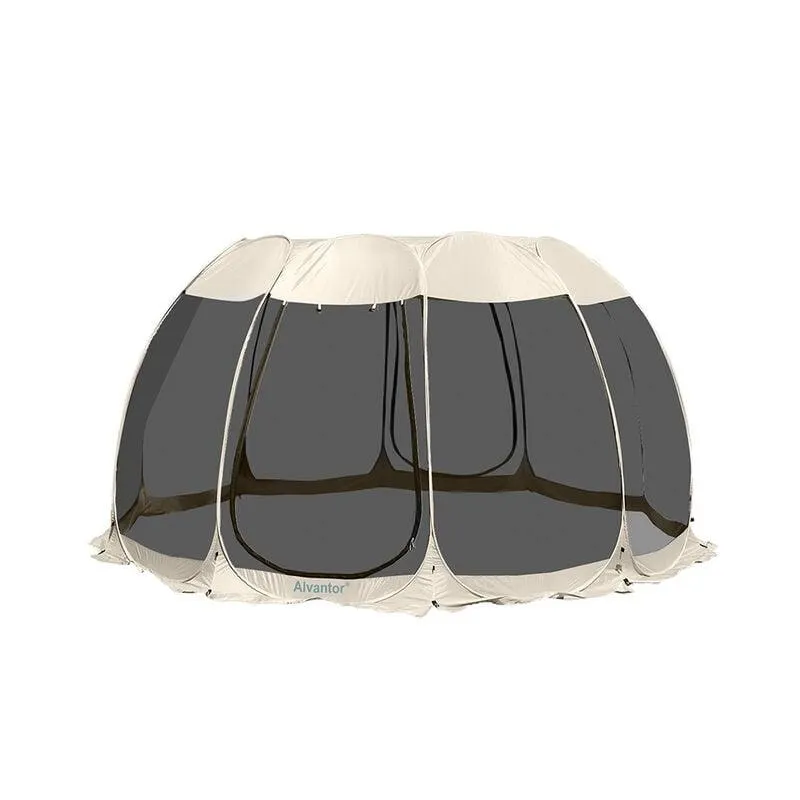 Alvantor Pop-Up Screen House Tent, 15' x 15', Beige