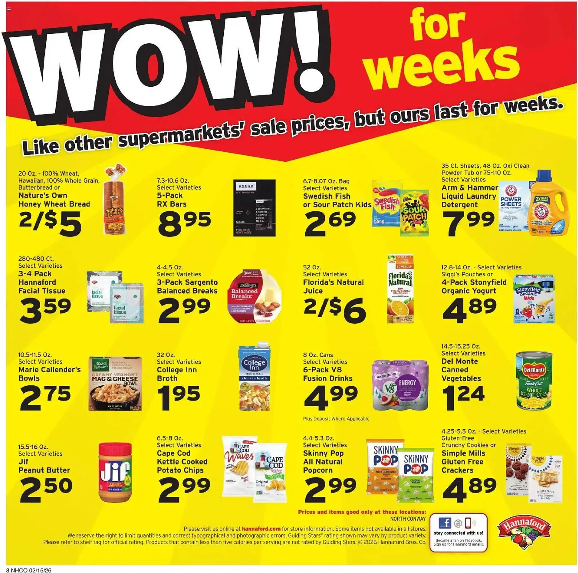Weekly ad Hannaford flyer from February 15 to February 22 2026 - Page 8