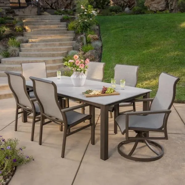 SunVilla Nichols 7-piece Sling Outdoor Dining Set