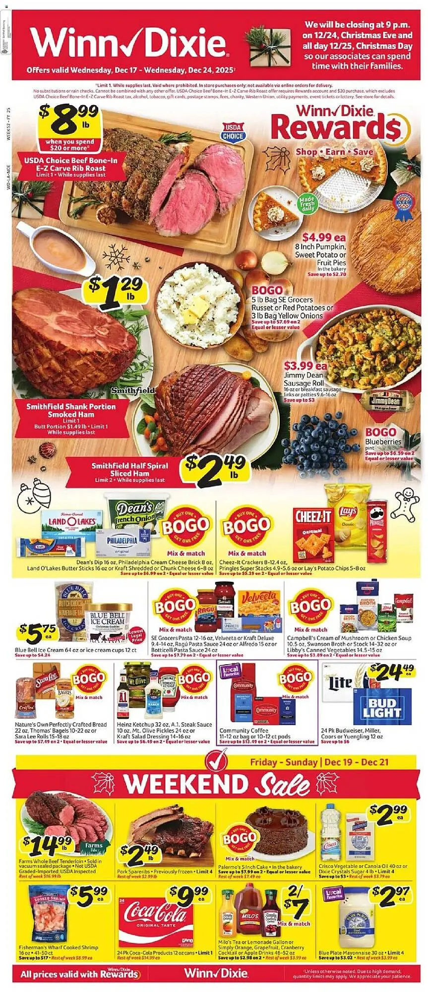 Weekly ad Winn Dixie weekly ad from December 17 to December 25 2025 - Page 1