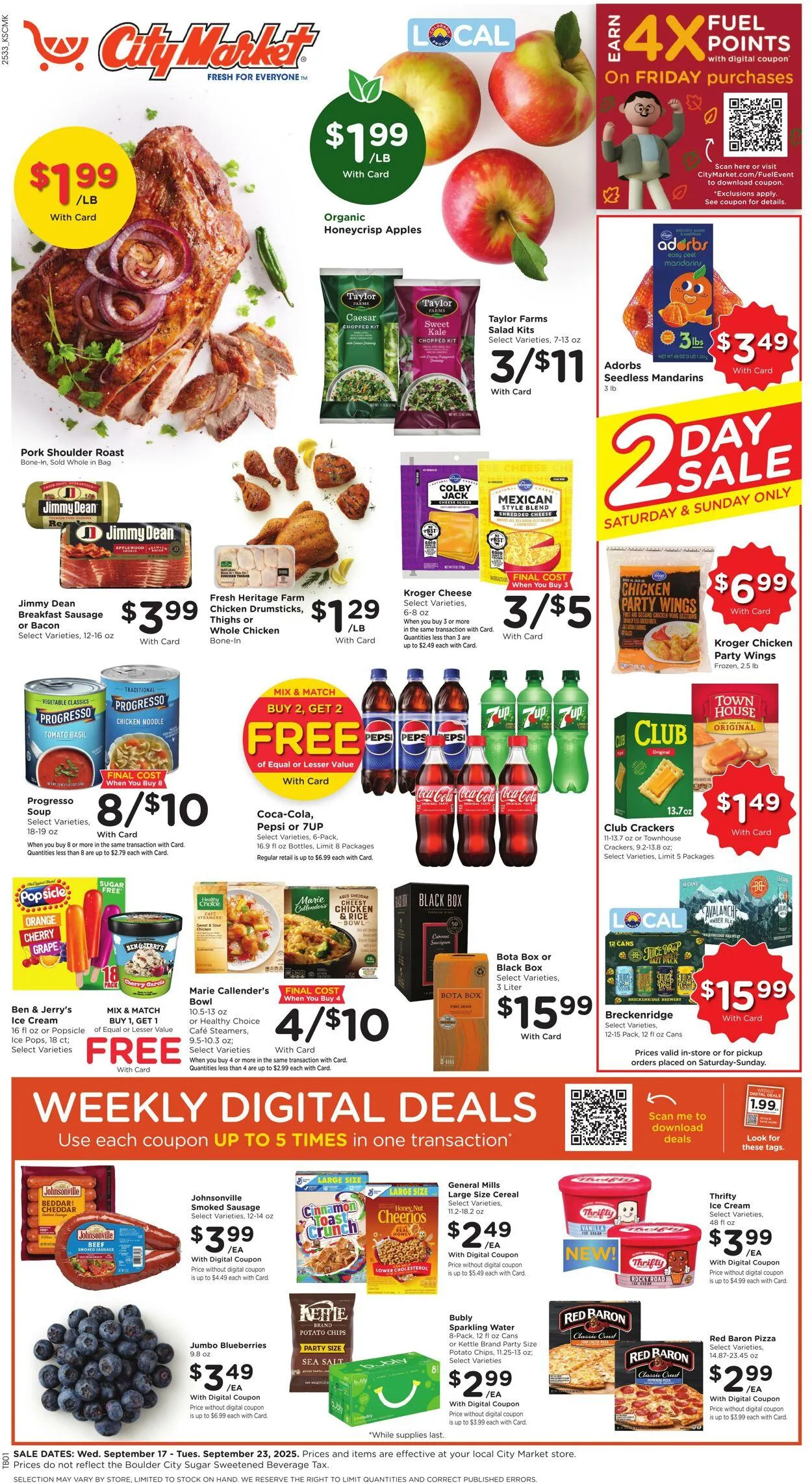 Weekly ad City Market from September 17 to September 23 2025 - Page 1