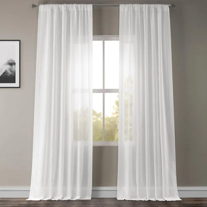 Larsa Sheer Linen Curtain