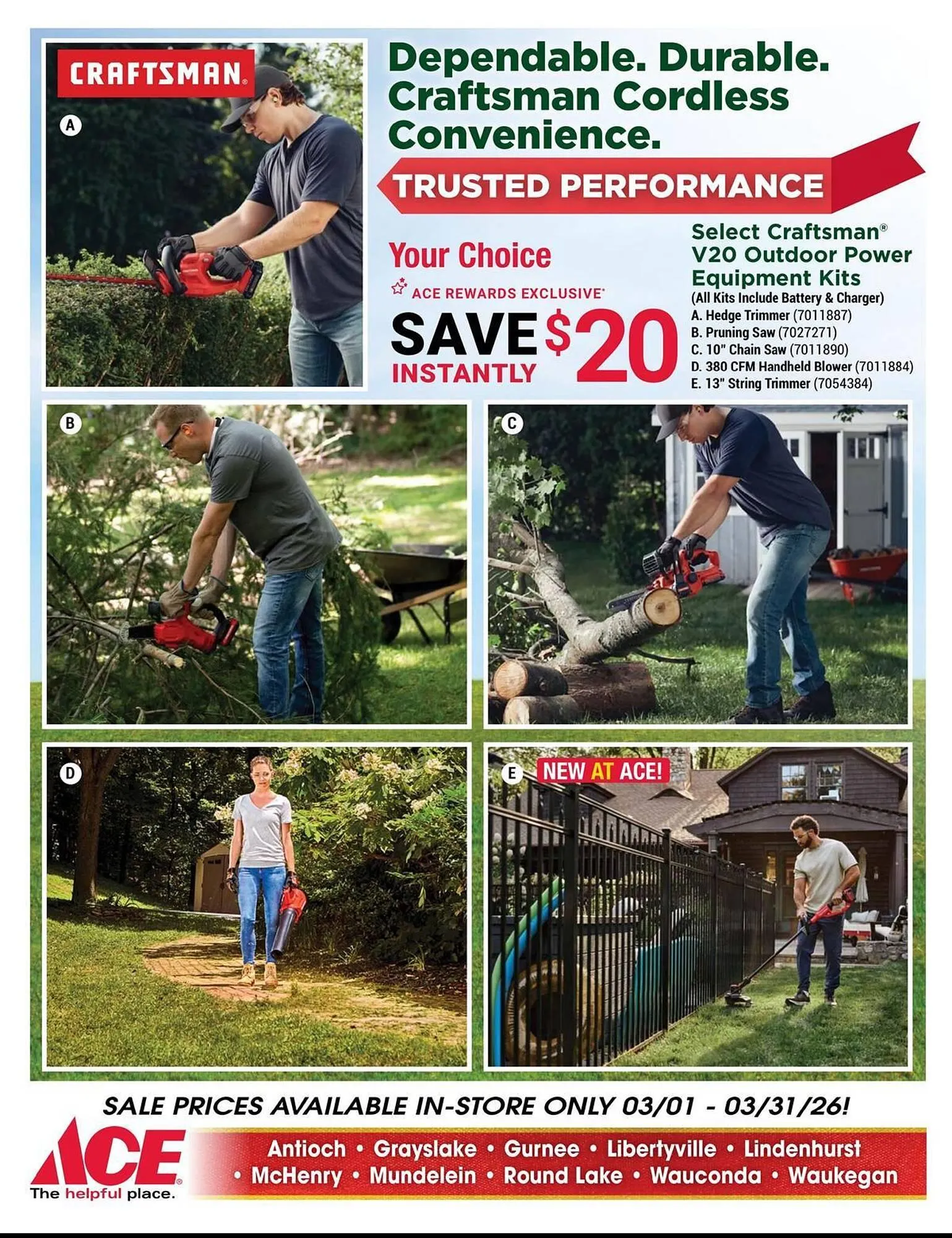 Weekly ad Ace Hardware flyer from March 1 to March 31 2026 - Page 13