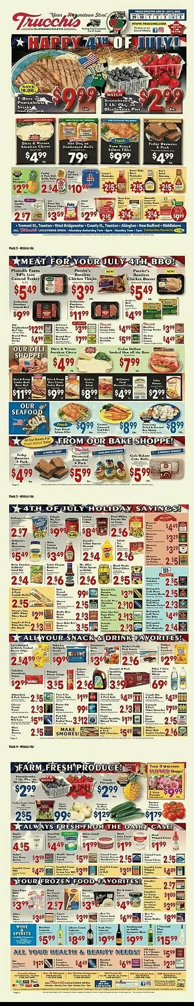 Weekly ad Trucchis Weekly Ad from June 29 to July 5 2025 - Page 1