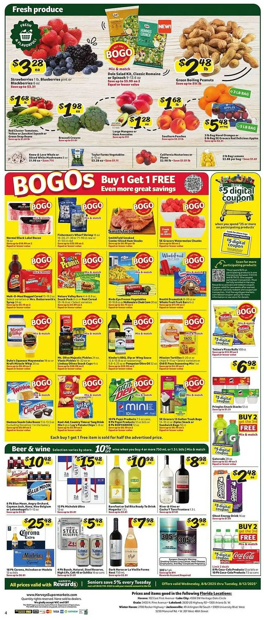 Weekly ad Harveys Supermarkets Weekly Ad from August 6 to August 12 2025 - Page 10