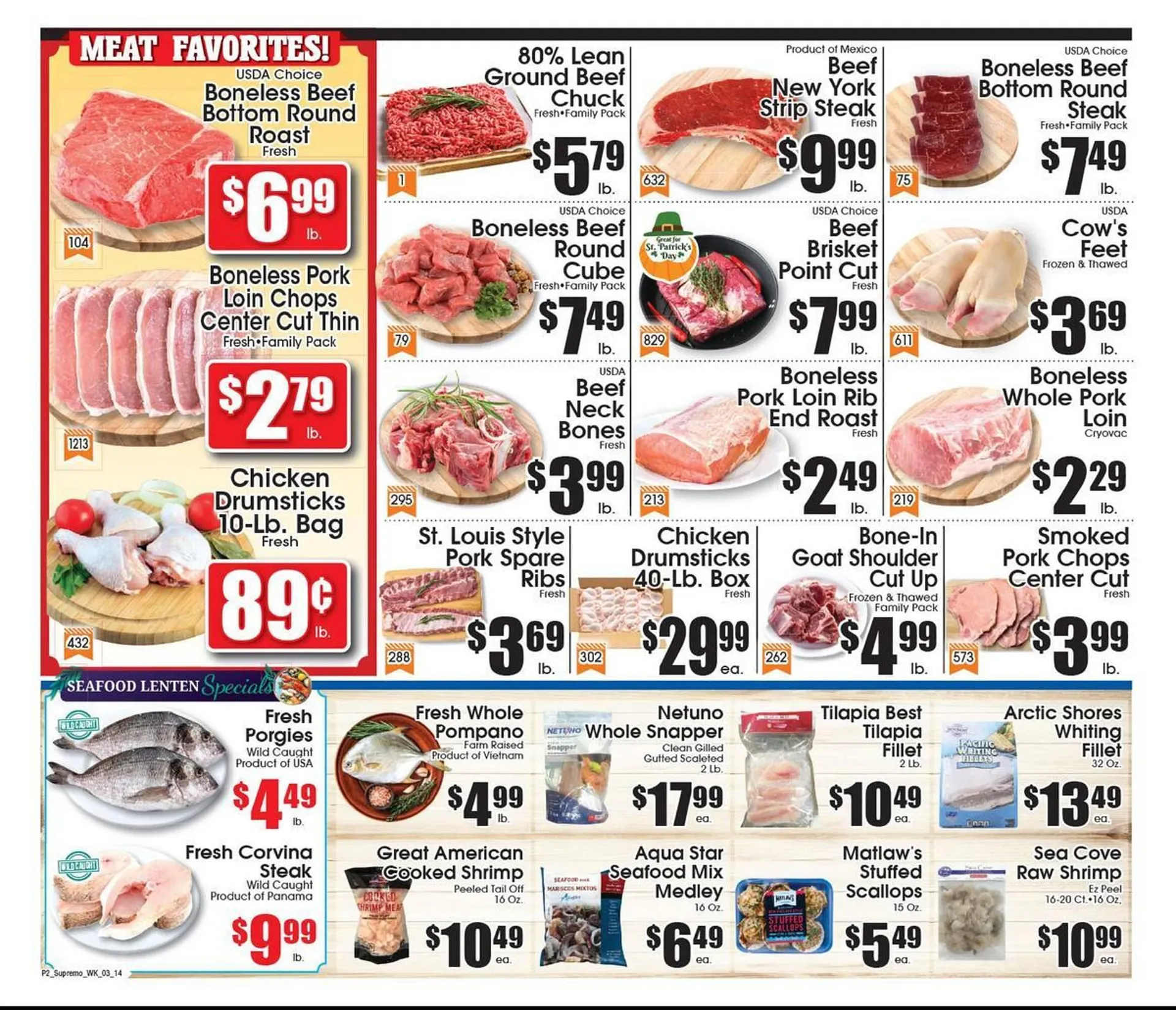 Weekly ad Supremo Foods Inc weekly ad from March 14 to March 20 2026 - Page 2