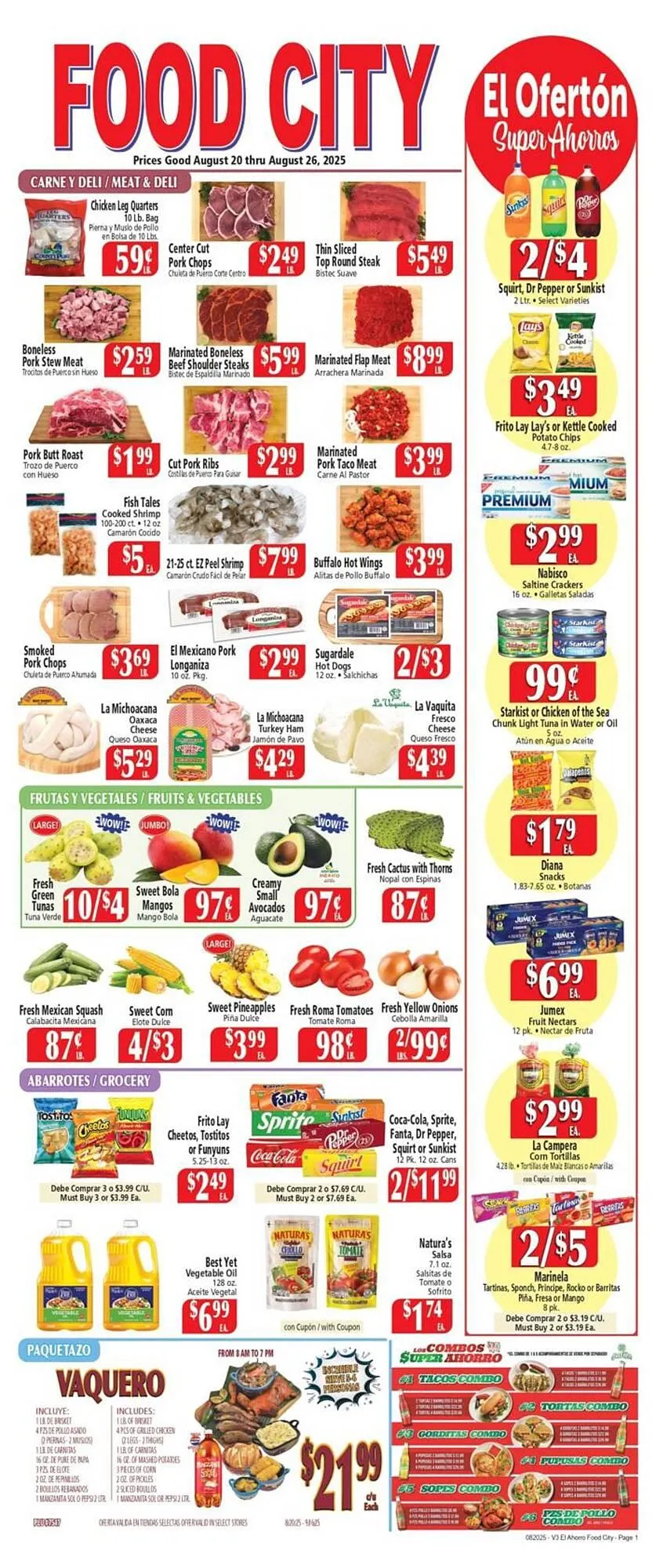 Weekly ad Food City Weekly Ad from August 20 to August 26 2025 - Page 1