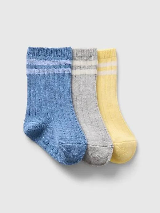 Baby First Favorites Crew Socks (3-Pack)