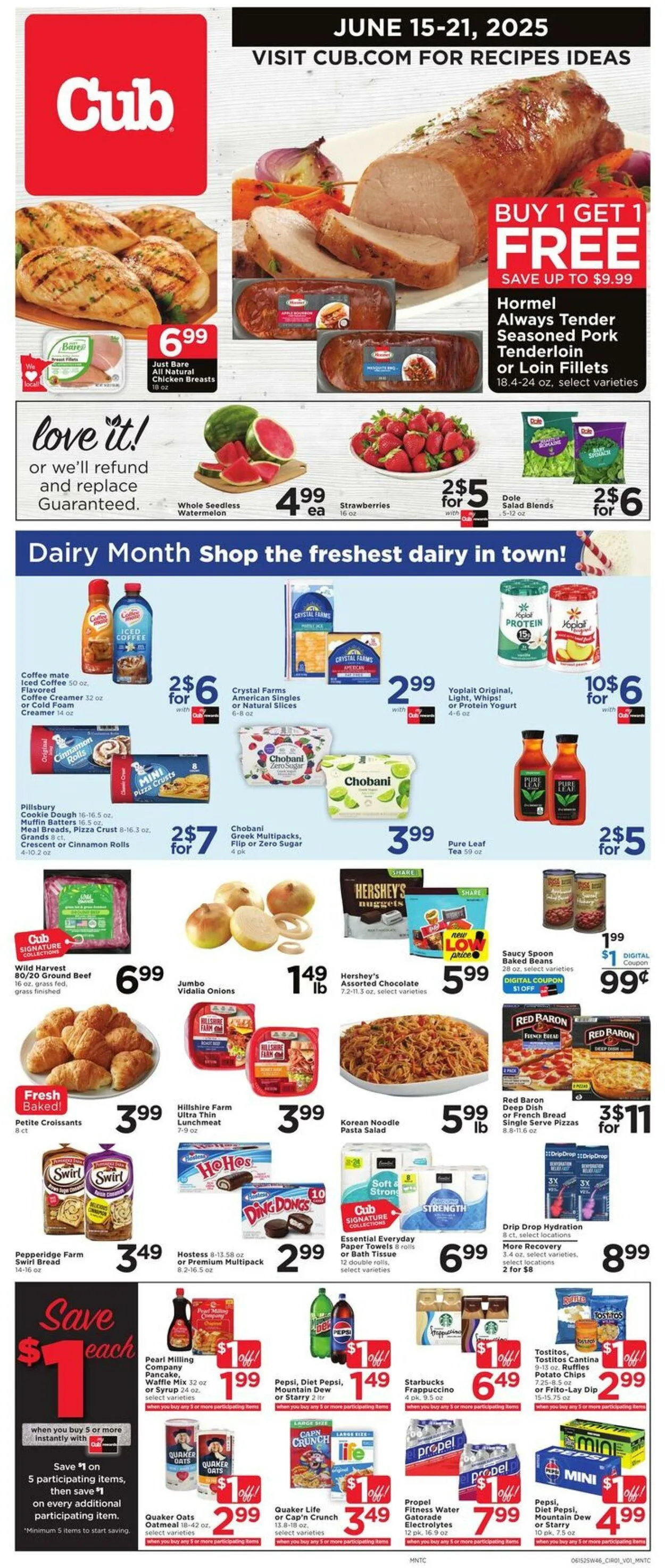 Weekly ad Cub Foods Current weekly ad from June 15 to June 21 2025 - Page 1