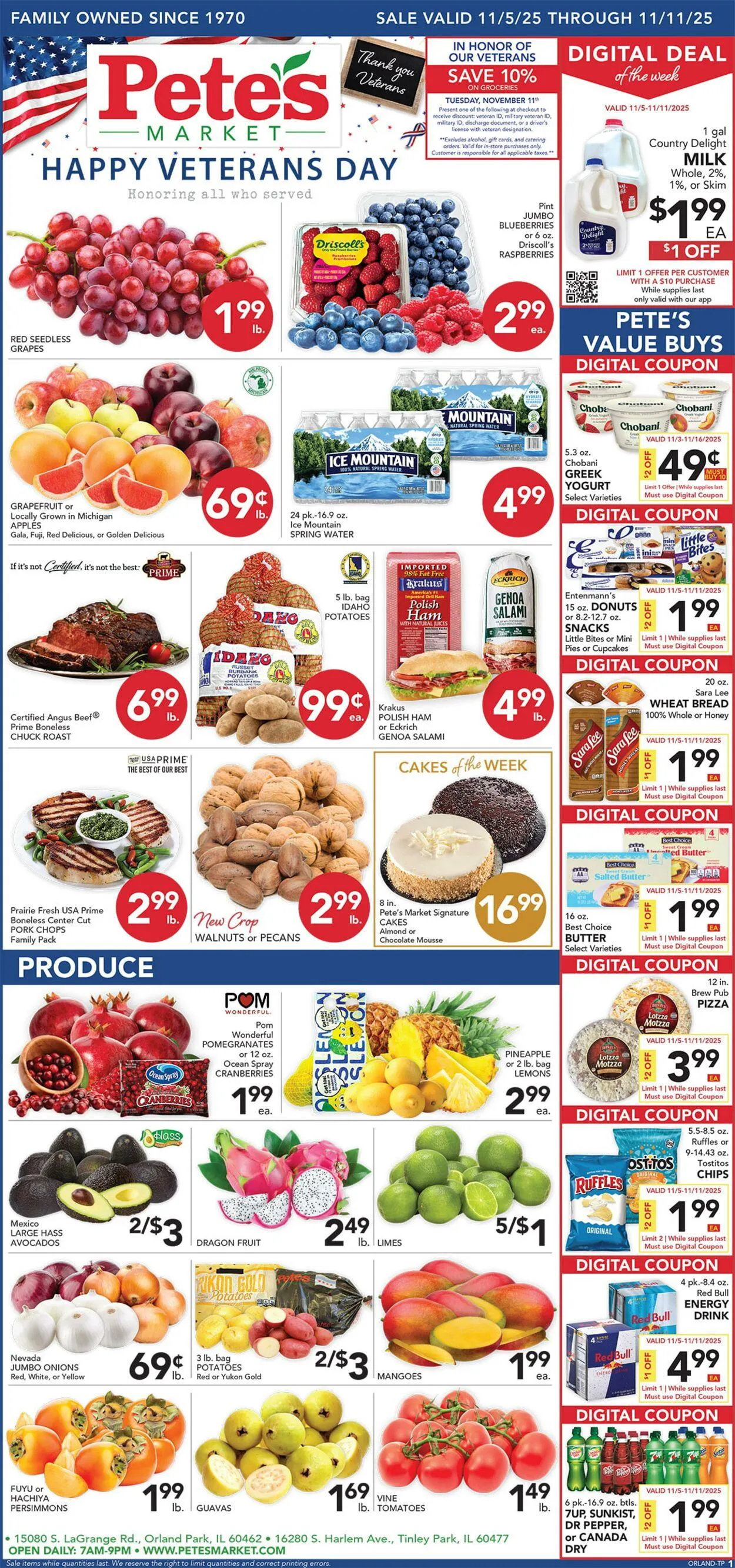 Weekly ad Pete's Fresh Market Current weekly ad from November 5 to November 11 2025 - Page 1
