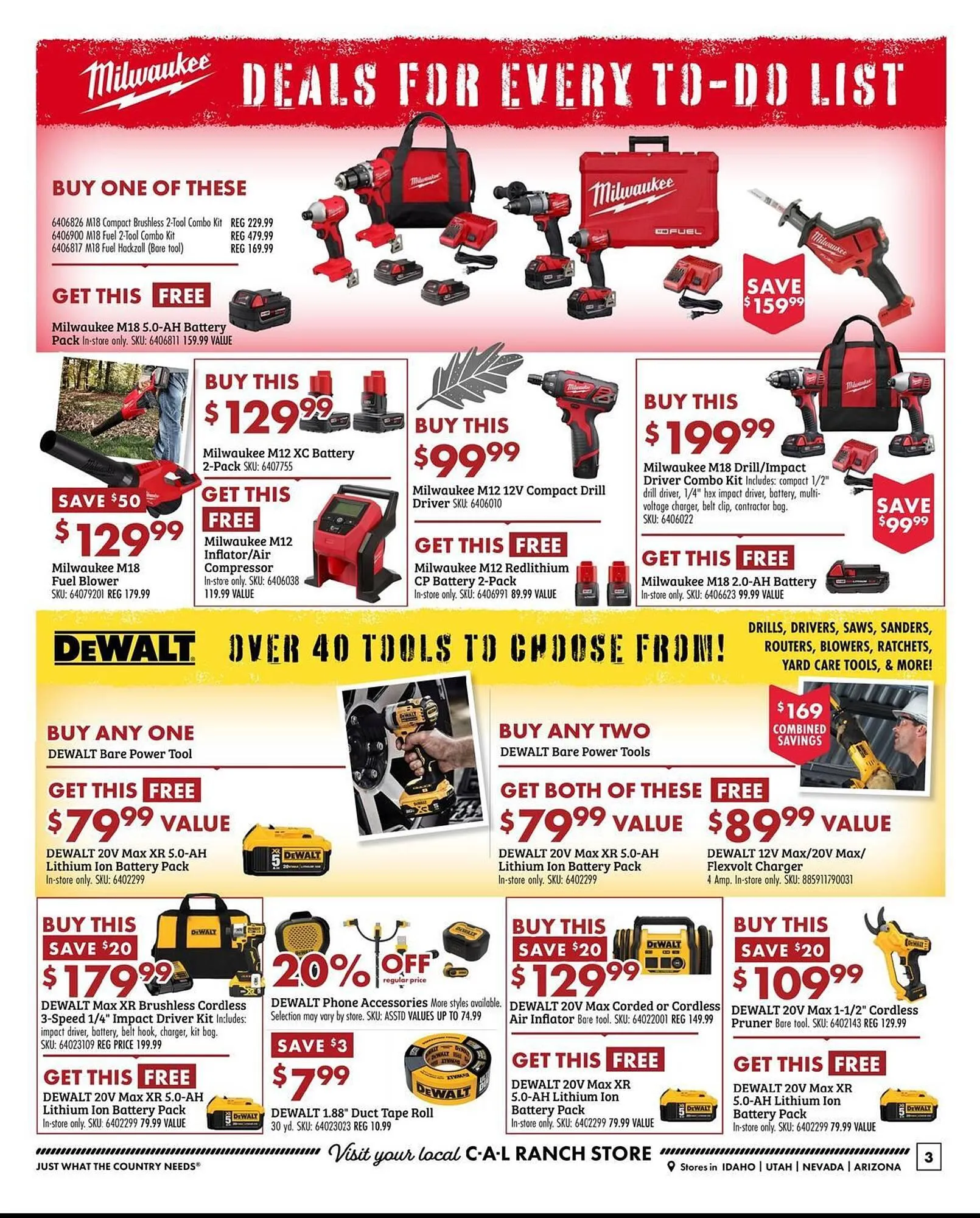 Weekly promotion C A L Ranch Stores weekly ad spanning from September 10 to September 19 2025 - Page 3 for Catalogue 365