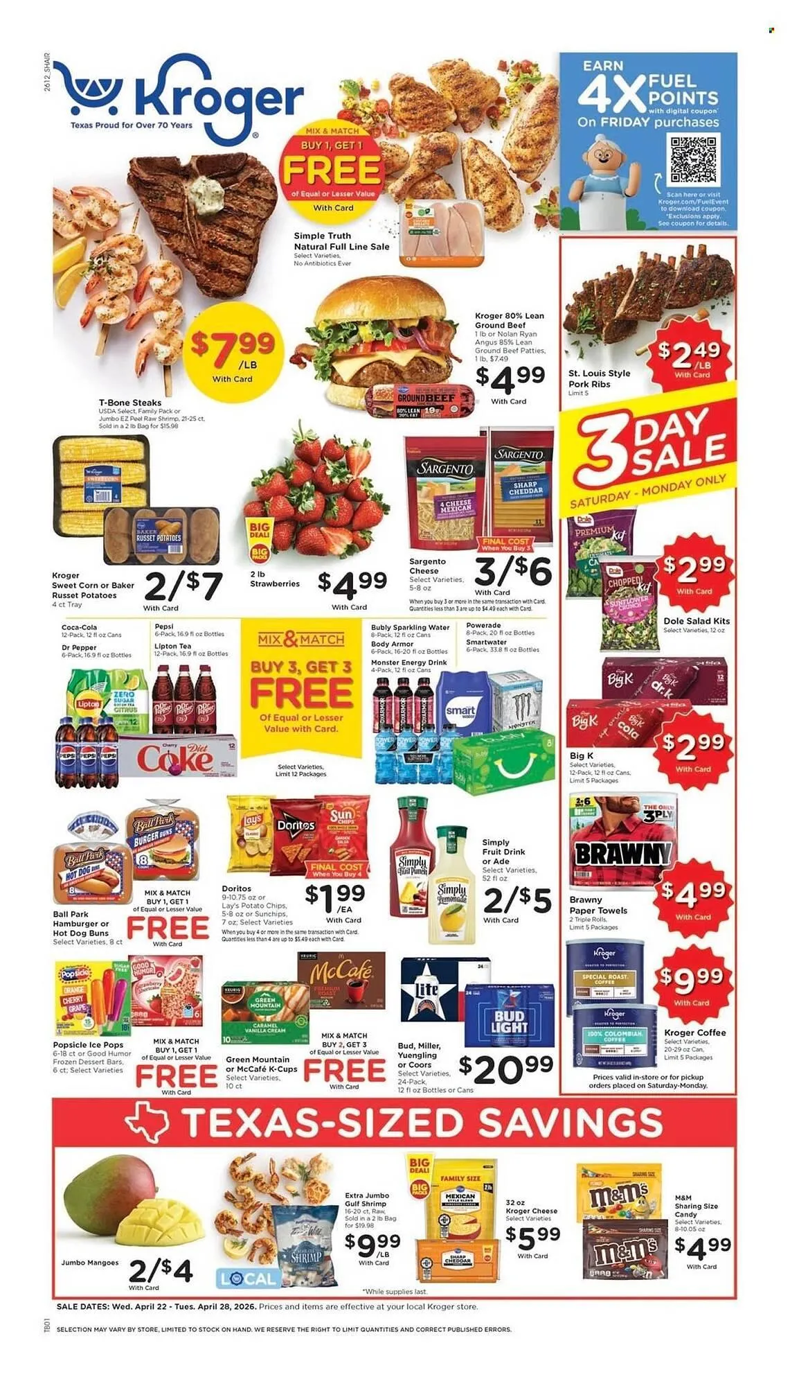 Weekly ad Kroger weekly ad from April 22 to April 28 2026 - Page 1