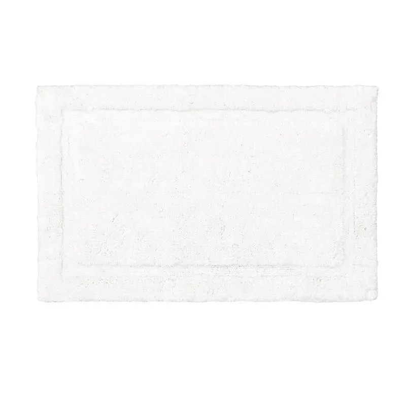 17"W x 24"L White Rane Plush Cotton Bath Mat