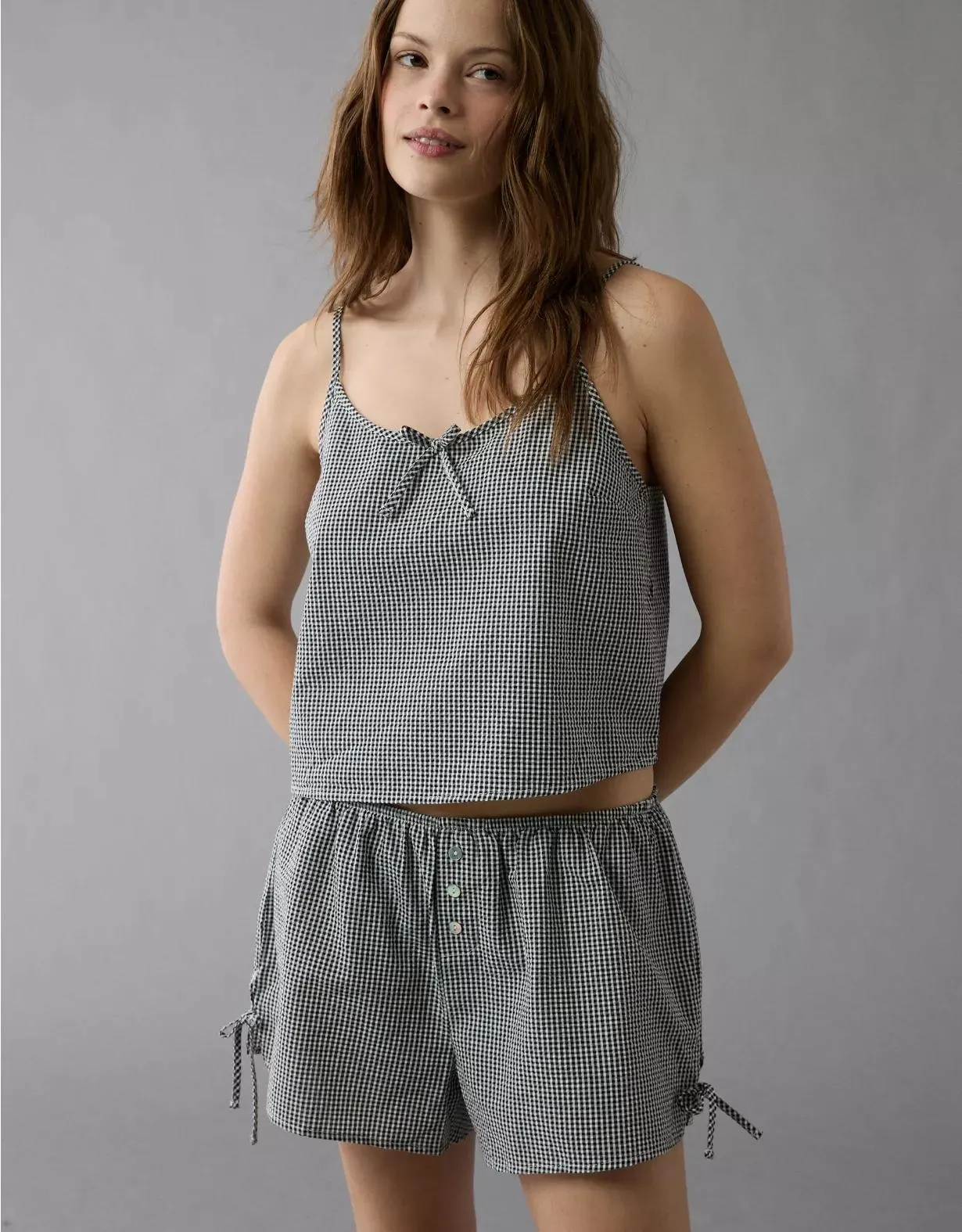 AE Flirty Woven Tank PJ Set