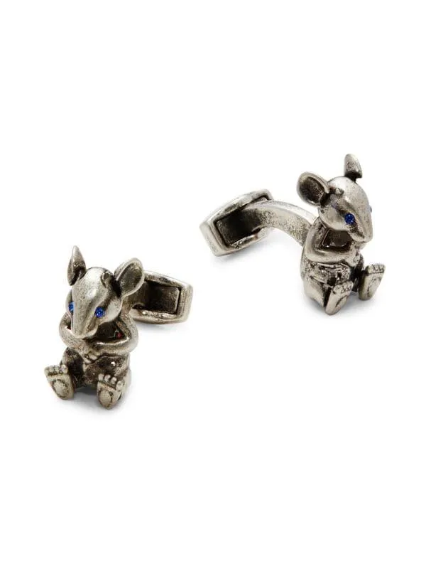 Rt Oxidized & Mouse Cufflinks