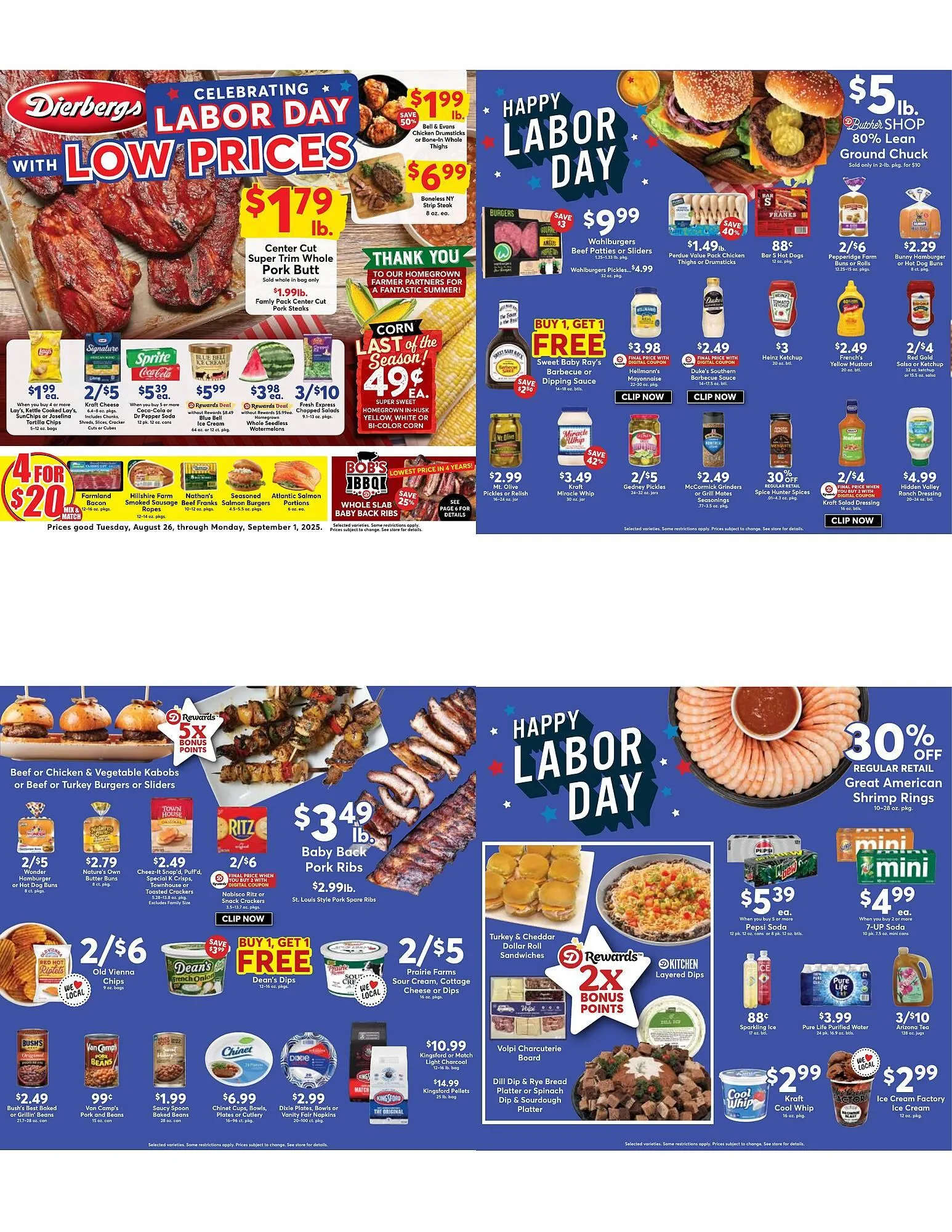 Weekly ad Dierbergs ad from August 26 to September 1 2025 - Page 1