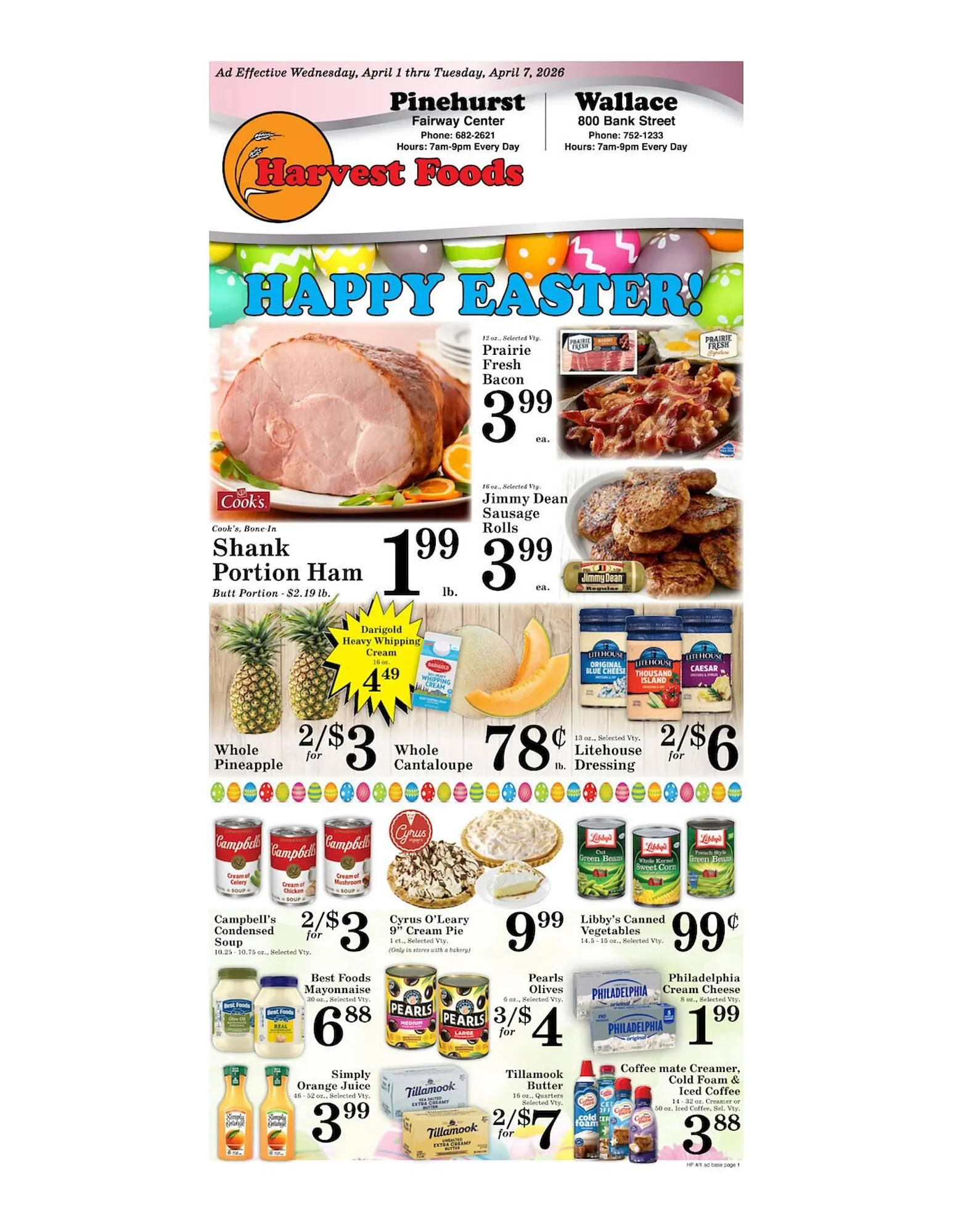 Weekly ad Harvest Foods weekly ad from April 1 to April 7 2026 - Page 1