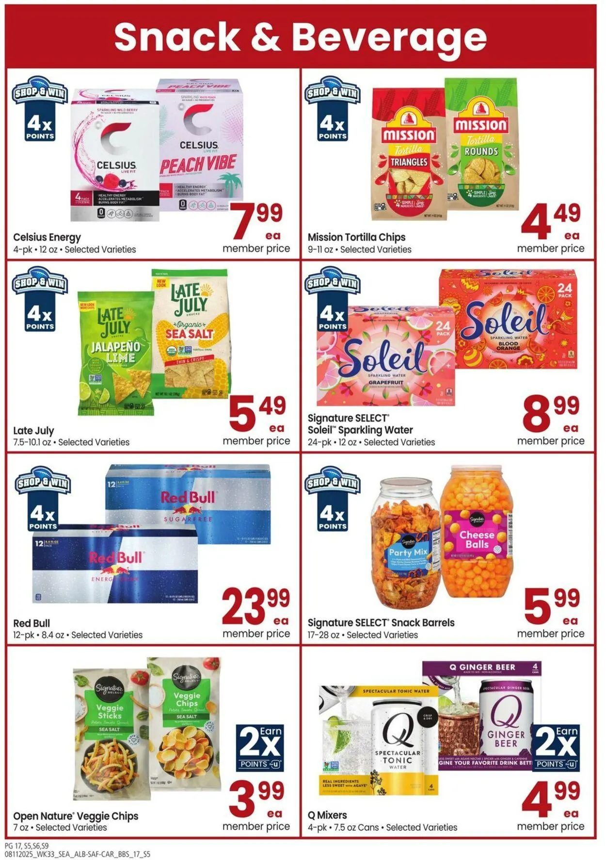 Weekly ad Carrs from August 11 to September 7 2025 - Page 17
