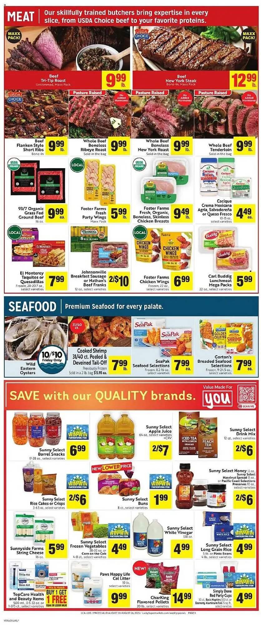 Weekly ad Lucky Supermarkets Weekly Ad from August 20 to August 27 2025 - Page 3