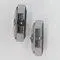 Vintage Crystal Wall Lights, 1970s, Set of 2