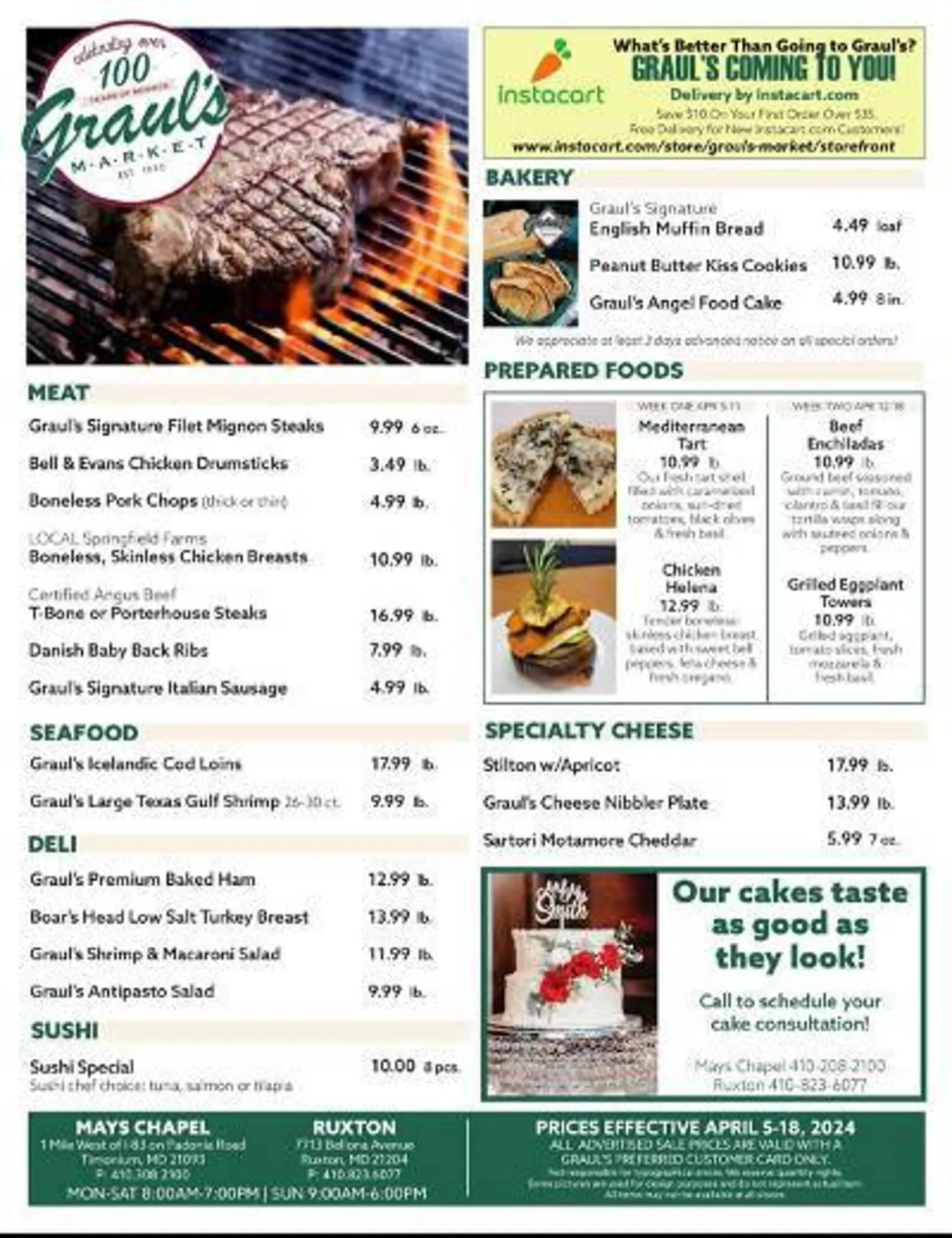 Weekly ad Graul's Market Weekly Ad from April 5 to April 18 2024 - Page 