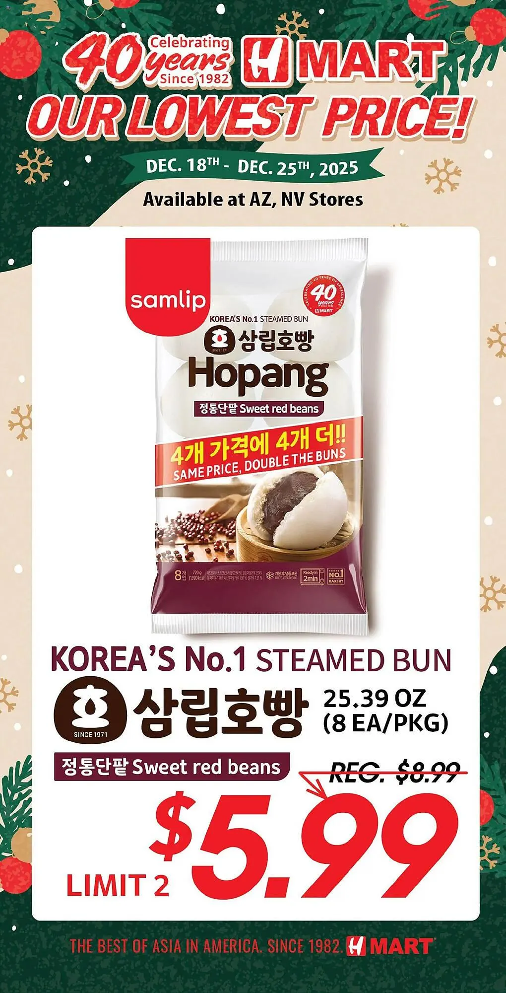 Weekly ad Hmart weekly ad from December 18 to December 25 2025 - Page 1