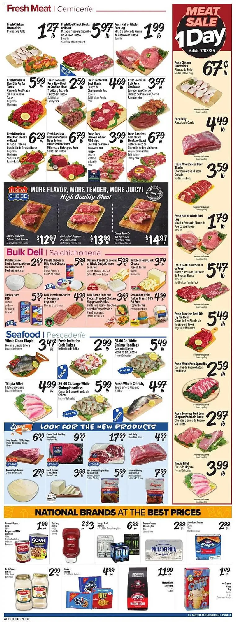 Weekly ad El Super Weekly Ad from July 2 to July 11 2025 - Page 3
